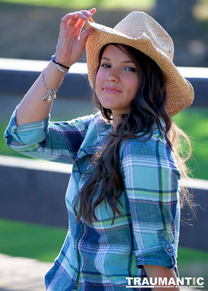 My second session with Katie.  Shot outdoors in a local park.  This session resullted in one of my favorite photos of her, and one I still consider one of my best shots.